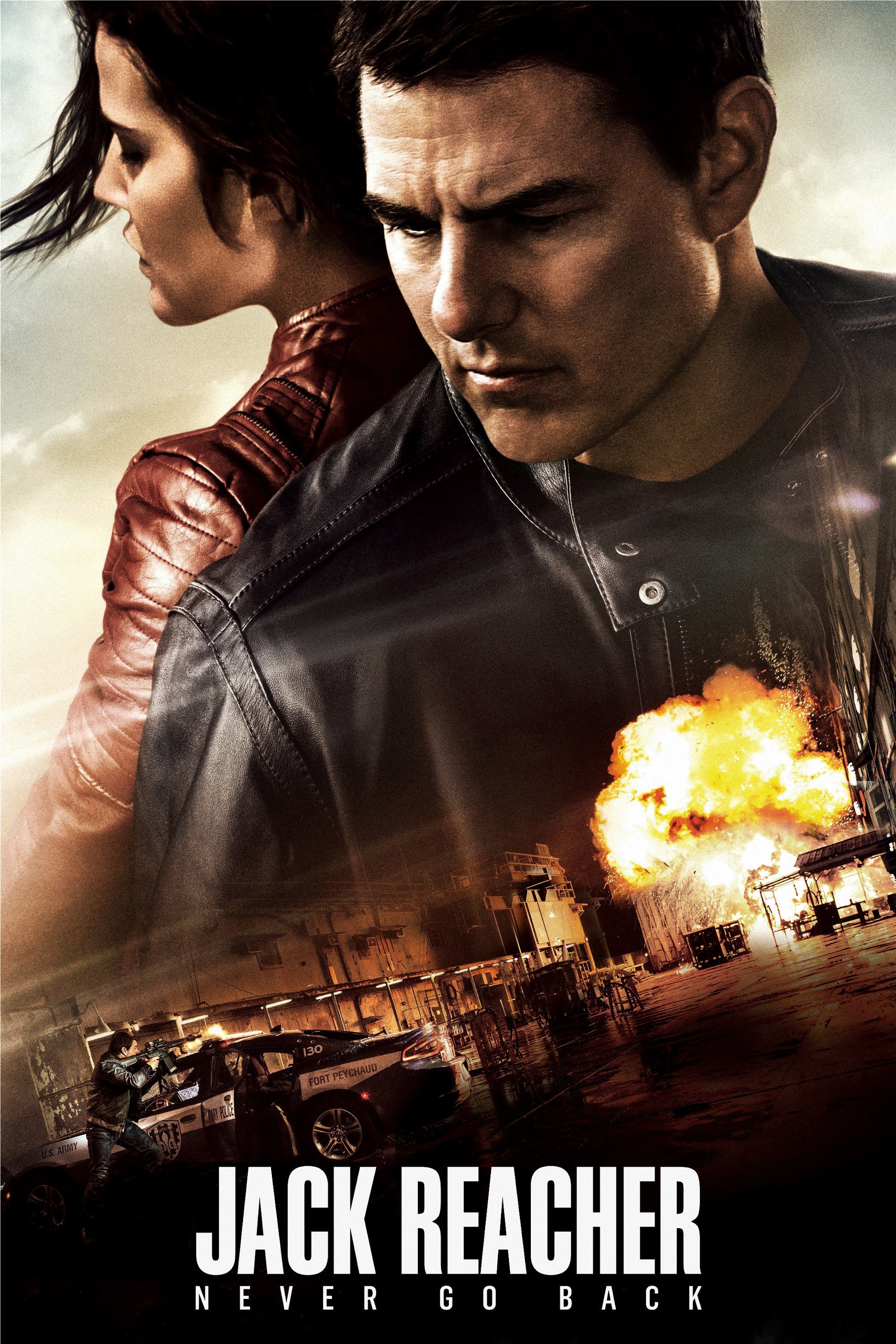 Poster for the movie "Jack Reacher: Never Go Back"