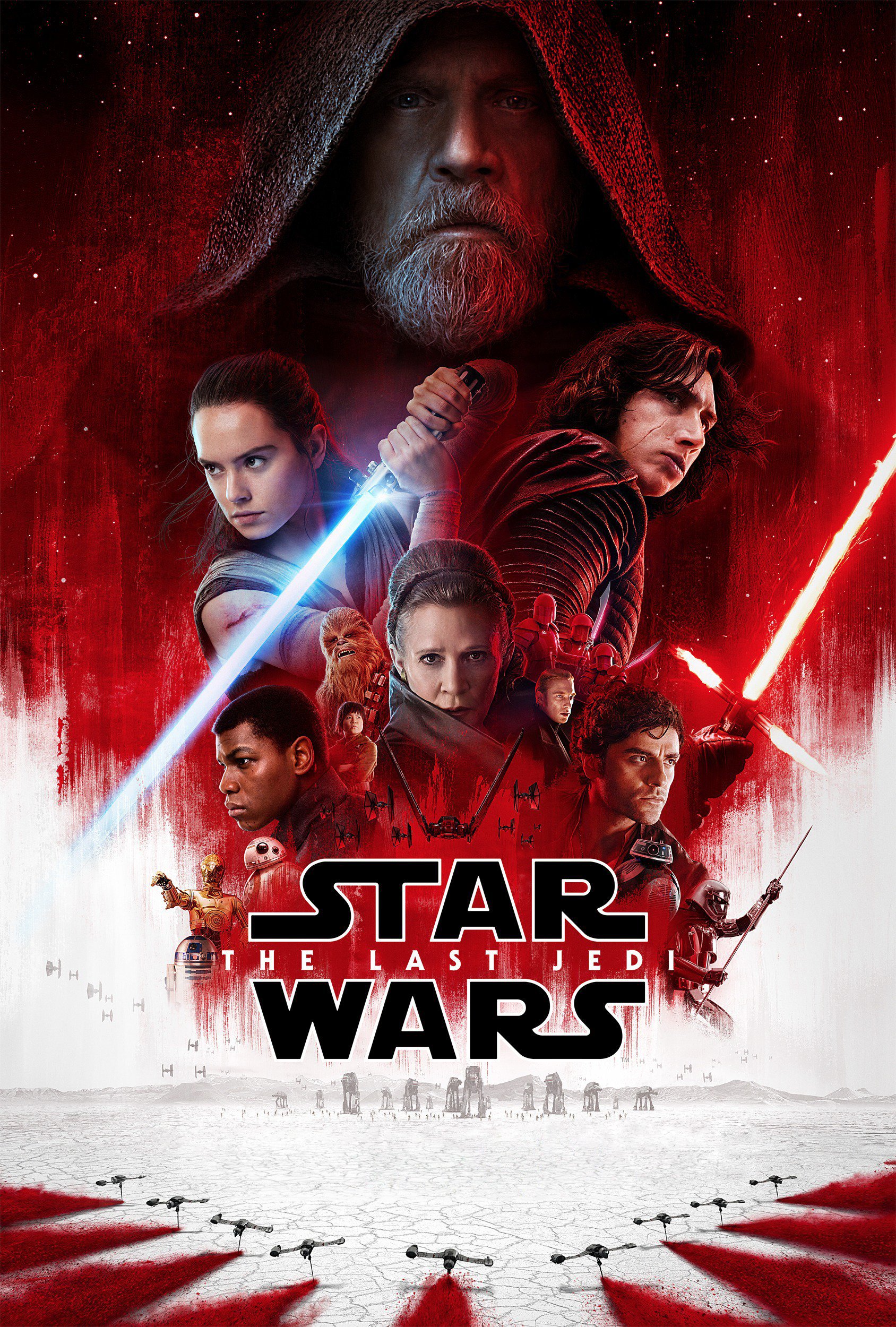 Poster for the movie "Star Wars: The Last Jedi"